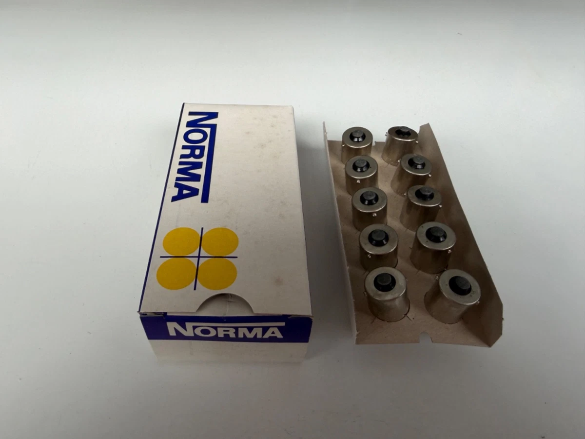 Juego de 10 bombillas nuevas Norma 10 - 1413 12V 5W BA 15s