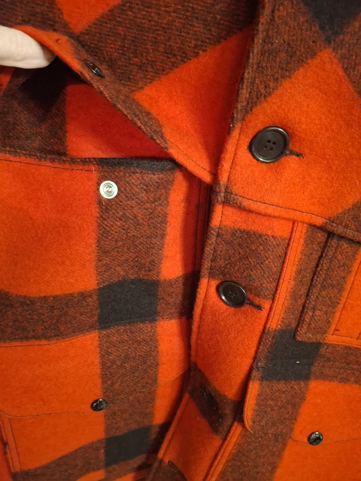 C C Filson Mackinaw cruiser Wool SZ 42 Jacket Coat - Image 4 of 4