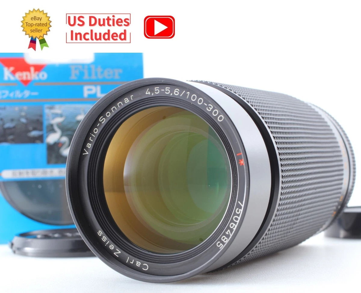 Carl Zeiss Vario-Sonnar 100-300mm レンズ Preços baixos em ZEISS Vario-Sonnar T* 100-300mm Focal lentes de