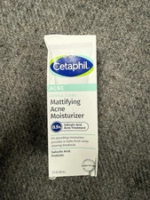 2 Boxes Cetaphil Gentle Clear Mattifying Acne Moisturizer 3oz Each Exp 2/2027