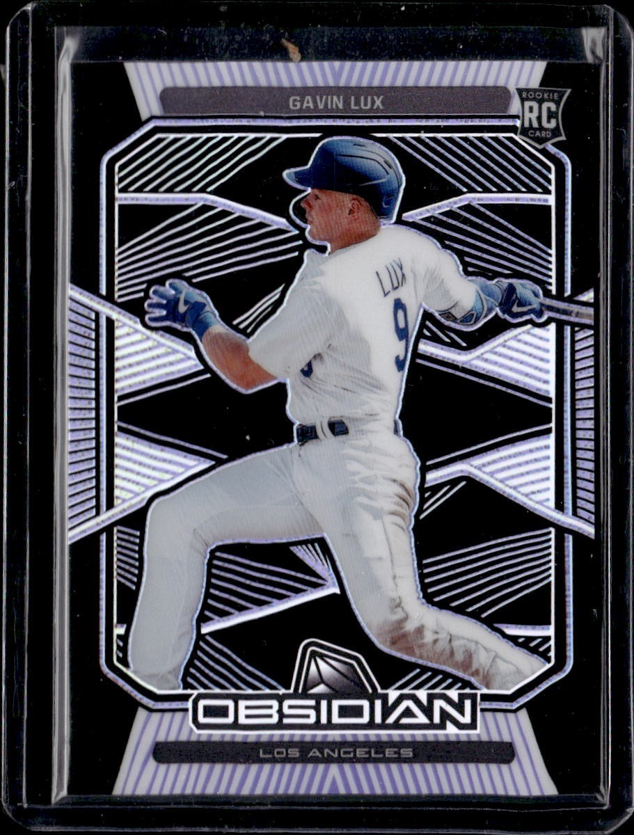 2020 Panini Obsidian Electric Etch Purple #3 Gavin Lux SERIAL # 13/99 RC LOGO