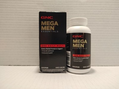  GNC Mega Men Essentials Daily Multi Vitamin 60 Caplets Exp: 05/26