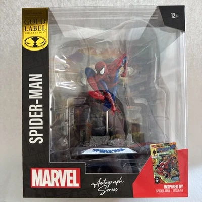 Marvel Collection SPIDER-MAN Figure Signed Todd McFarlane GOLD LABEL Issue #6