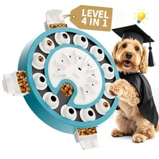 Beitophome Dog Puzzle,Level 4 in 1 Interactive Toy for Smart Dogs, Multi-Stag...