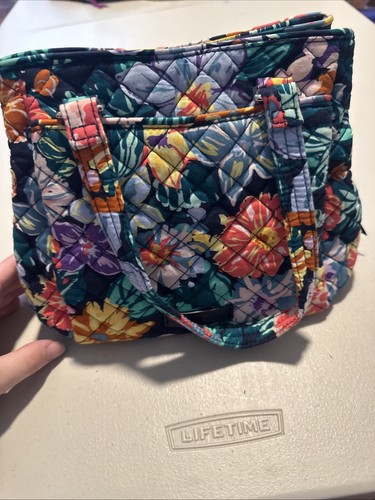 Vera Bradley Happy Blooms Mini Multi Compartment Crossbody - Picture 11 of 11