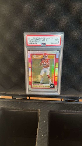 Panini 2017 Donruss Optic The Rookies Patrick Mahomes II #7 RC PSA 9
