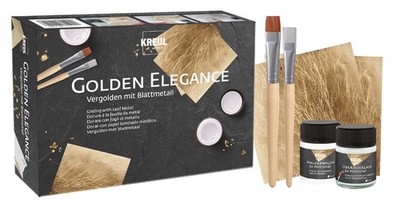 KREUL Vergolden mit Blattmetall Set Golden Elegance