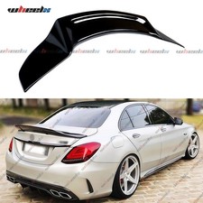 Black Fits 15-21 Mercedes Benz W205 C43 Amg R Style Duckbill Trunk Spoiler Wing Black Fits 15-21 Mercedes Benz W205 C43 Amg R Style Duckbill Trunk Spoiler Wing