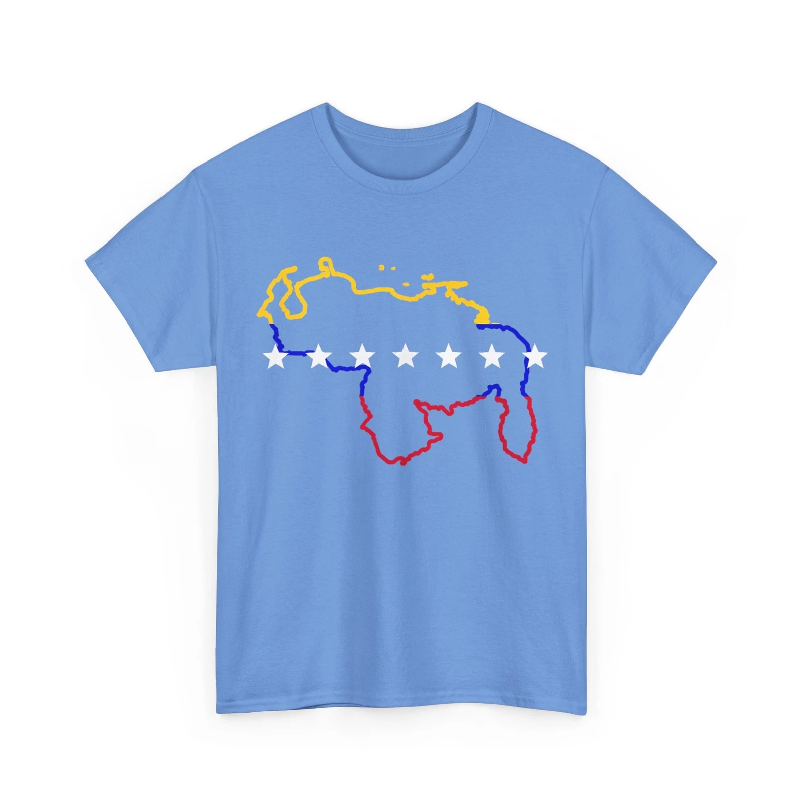 Venezuela map 7 Stars Flag T-Shirt