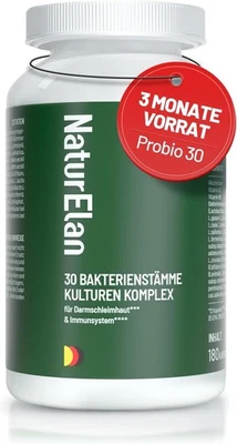 NATURELAN Probiotika PLUS Kulturen Komplex für Darmsanierung - 180 KAPSELN, vegan