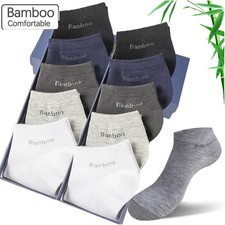 5Pairs High Quality Bamboo Fiber Socks Business Breathable Ankle Socks Casual