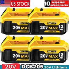 Pack DCB206-2 DCB205-2 For DeWalt 20V 20 Volt Max XR 8.0AH Lithium Ion Battery