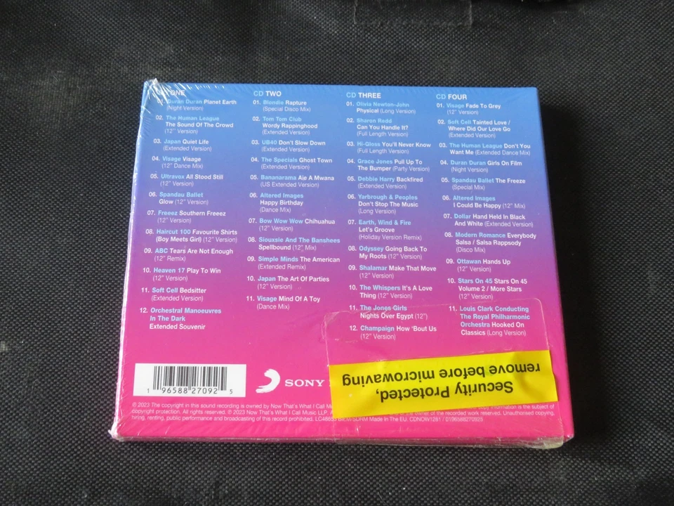 Various Artists - Now 12" 80s: 1981 (NEW SEALED 4 x CD 2023) DURAN DURAN VISAGE - Image 3 of 4