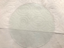 8 7/16" Flat Round Glass For Clock