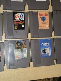 XL Nintendo NES Spiele Konvolut &bull; Zelda, Darkwing Duck, Wild Gunman etc