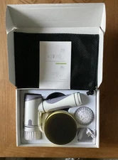 Portable Rechargeable Spin Scrubber - 6 brush heads & Storage Bag