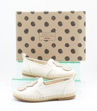 SOPHIA WEBSTER MINI GIRLS ESPADRILLE BUTTERFLY UK 12.5 EU 31 WHITE RRP £45 KT