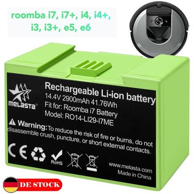 2900mAh Akku Für iRobot Roomba i3 i3+ i4 i4+ i7 i7+ E5 E6 Serie Li-ion Batterie