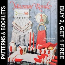 Vtg Leisure Time Publishing MM271 "Macrame Royale" Macrame for the Kitchen 1978