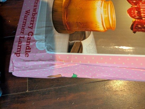 Strawberry Shortcake Candle Warmer Flower Lamp NEW In Original Box - Picture 4 of 5