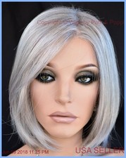 KRISTEN SMART LACE FRONT WIG RENAU COLOR 56F51 GREY BOB STYLE