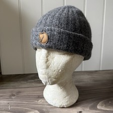 FJALLRAVEN wool Beanie One size for children Grey Vgc Fjall Raven