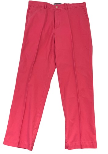 Polo Ralph Lauren Herrenhose 34" x 32 Stretch gerade Passform vorne flach Pony Chino - Bild 10 von 10