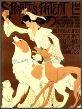 Spratt's Patent Dog Biscuits 1909 Vintage Poster Print French Animal Pet Food