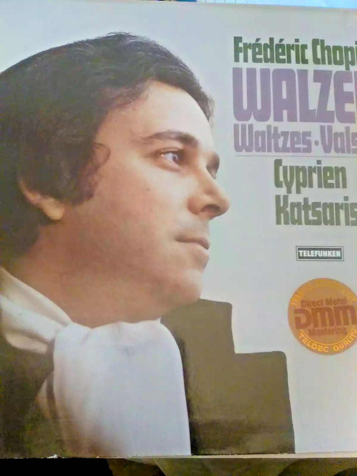 CHOPIN°WALTZES CYPRIEN KATSARIS Lp VINYL Germany Pressing MINT/EX telefunken