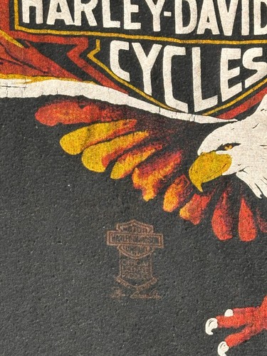80s Vintage Harley Davidson Montreal T-Shirt - Picture 3 of 7