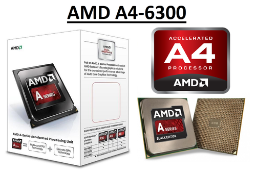 AMD A4-6300 Dual Core ''Richland'' Processor 2.7 - 3.9 GHz, FM2, 65W CPU  - Picture 1 of 4