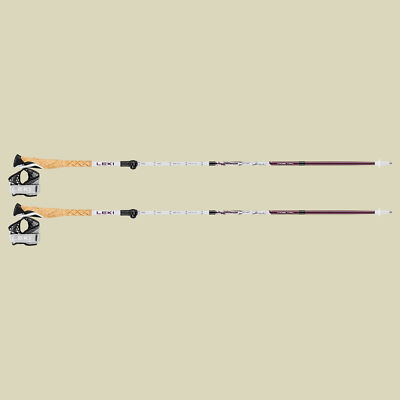 Leki Cross Trail FX Superlite Compact Länge 100 - 120 cm Farbe white - ferra - b