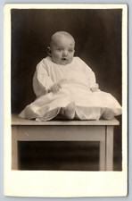 1918 RPPC Baby Infant Gordon Allen Jones S Dakota ? Wisconsin ? photo Postcard