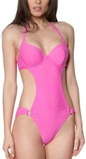 New SMART & SEXY pink MONOKINI Size 38 C