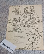 Kriegs - Polartaufschein Lazarettschiff STUTTGART 30. November 1940 Kriegsmarine