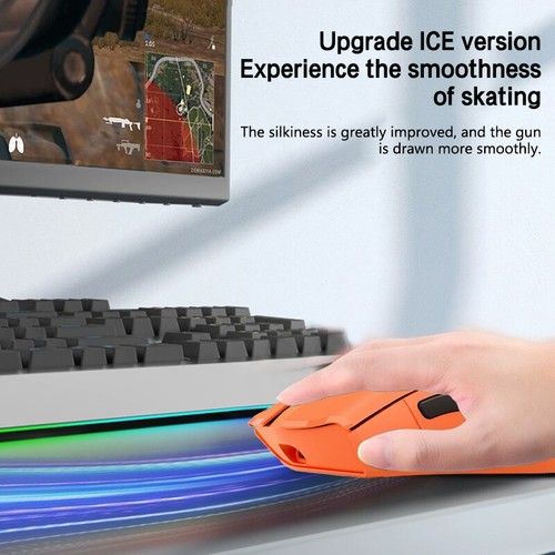 1 Set Anti-Slip Mouse Skates Foot Sticker Pad For MACHENIKE M7 PRO Gaming _wa - Photo 9/10