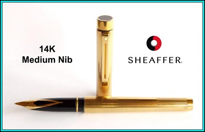 SHEAFFER TARGA 1005 Fountain Pen, Gold Electroplated - Lined