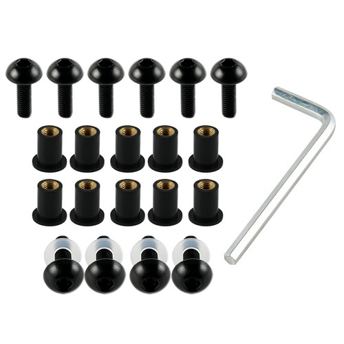 Windshield Windscreen Bolts Screw Nut Kit For Honda CBR600RR CBR954RR CBR1000RR - Picture 15 of 20