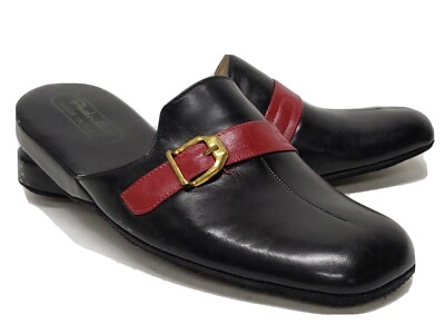 Mocassini Uomo Anni 70 Vtg 70's NOS Lang Padrilles Italian Black