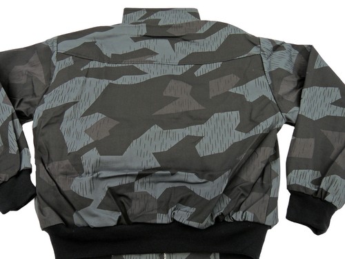Heavy England Style Jacket Tartan Lined Splinter Camo Punk Skinhead Army - Picture 8 of 9
