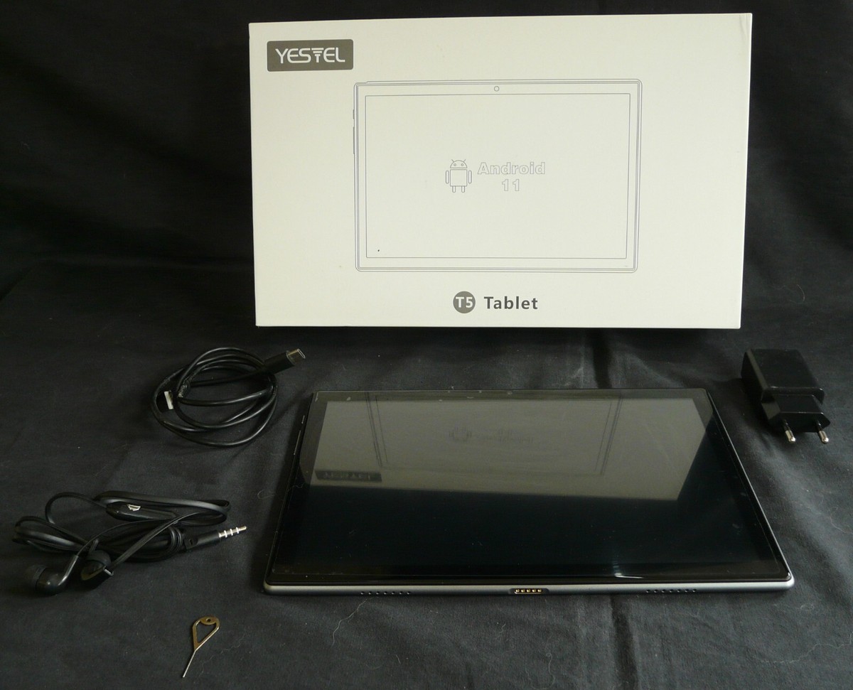 Tableta Android 10.0: Tabletas YESTEL T5 de 10.1 pulgadas, WiFi de doble banda 5G/2.4G