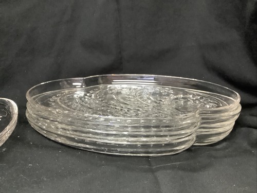 Vintage Homestead von Federal Glas Snack Teller, 4er Set, 10,25" L x 7,0" B - Bild 6 von 6