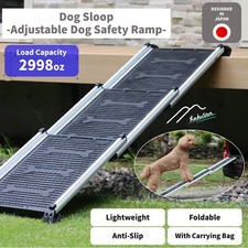 Hakusan Dog Sloop Adjustable Dog Safety Ramp Foldable Lightweight Free Shipping