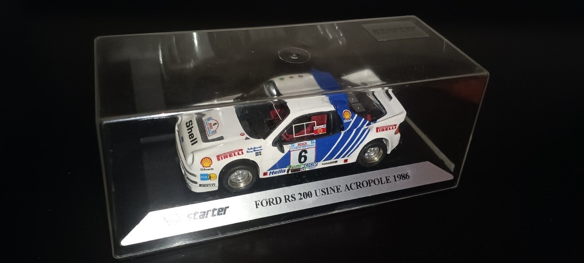 starter 1/43 フォードRS200 アクロポリス86 Starter 1/43 Ford Rs200 Acropolis 86 | eBay