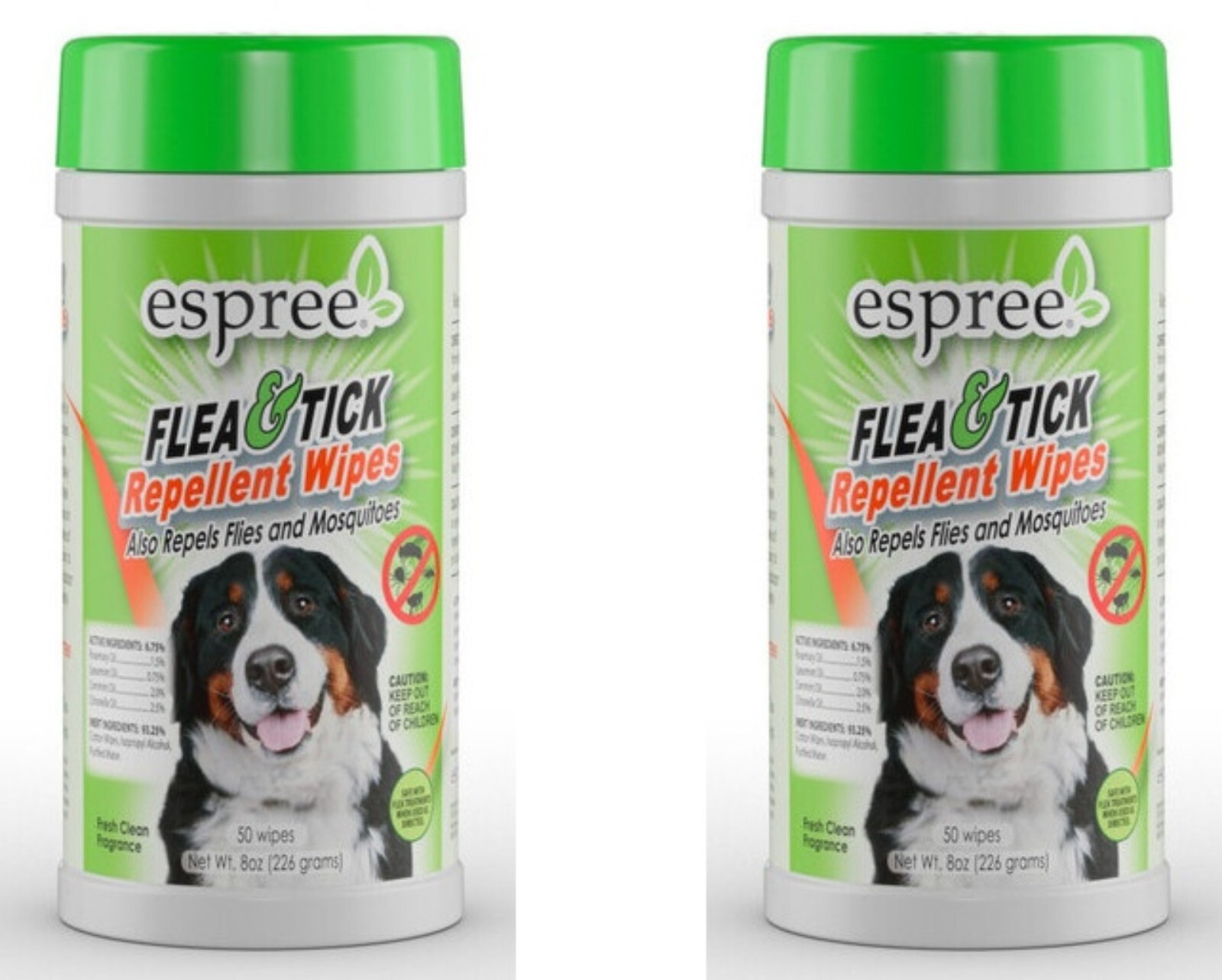 Espree Pet Repellent Wipes for Dogs Flea Ticks Mosquitoes  2