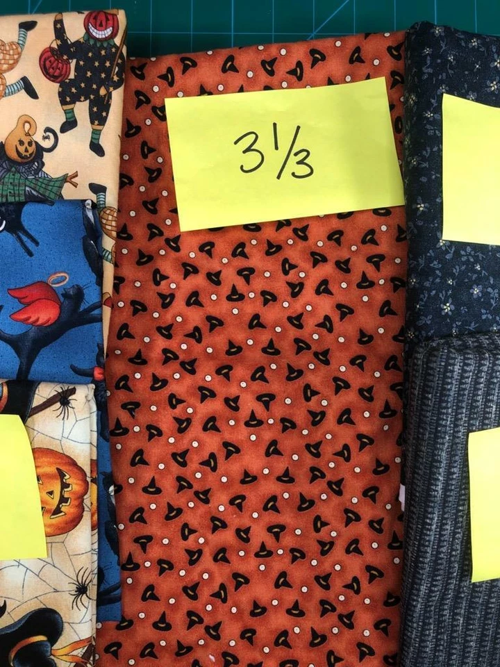 Quilters Fabric Bundle 9.3 yards Halloween Theresa Kogut SSI, Northcott, Mumm - Image 4 of 4