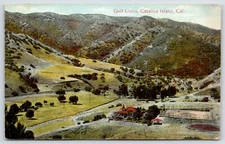 Postcard Golf Links, Santa Catalina Island California Unposted Vintage