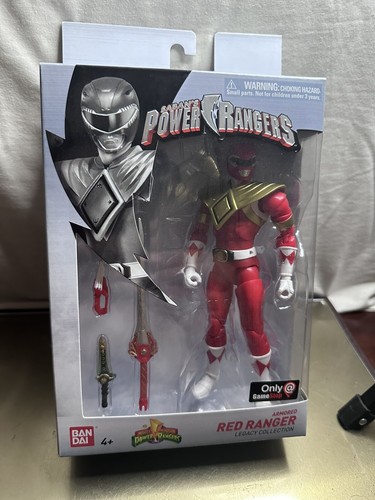 Power Rangers Legacy Collection gepanzerter roter Ranger 2018 Neu im Karton Gamestop exklusiv