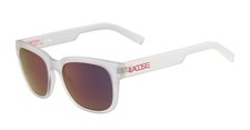 New LACOSTE Sunglasses L830S 971 - Matte Crystal / Red Mirror Lens
