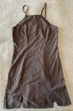 Forever 21 Womens Gray Sleeveless Short Polyester Dress Adjustable Straps Size S